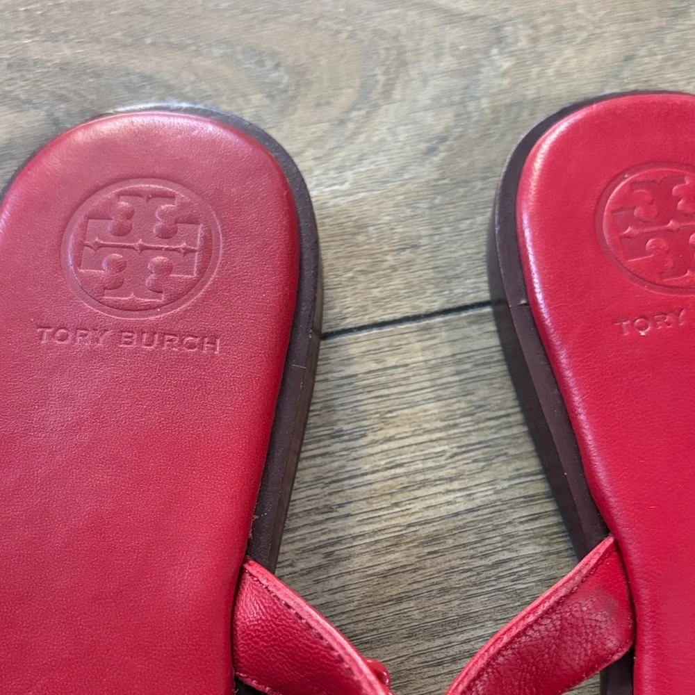 Tory Burch Vibrant Red Sandals